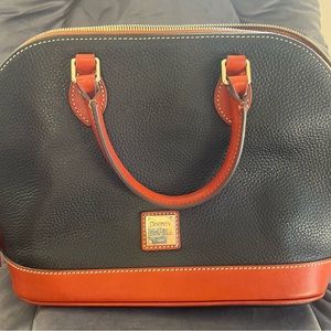 Dooney and Bourke Zip Zip Satchel Black Handbag